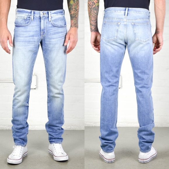 Frame Denim Other - FRAME DENIM L'HOMME SLIM STRAIGHT JEANS IN WHITE SANDS Men’s Size 32 x 35 Tall
